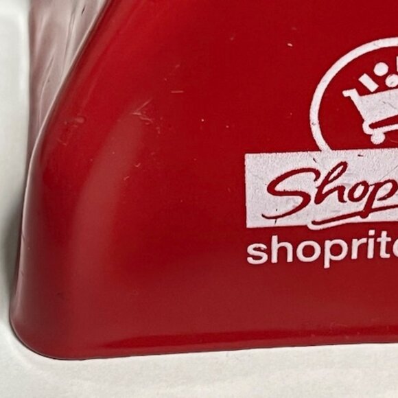 ShopRite Supermarket Red Promotional Advertising Cow Bell Decor Collectible 3" - Picture 10 of 12